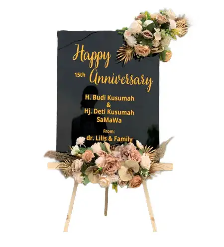 Papan Bunga Akrilik Larangan Tokol